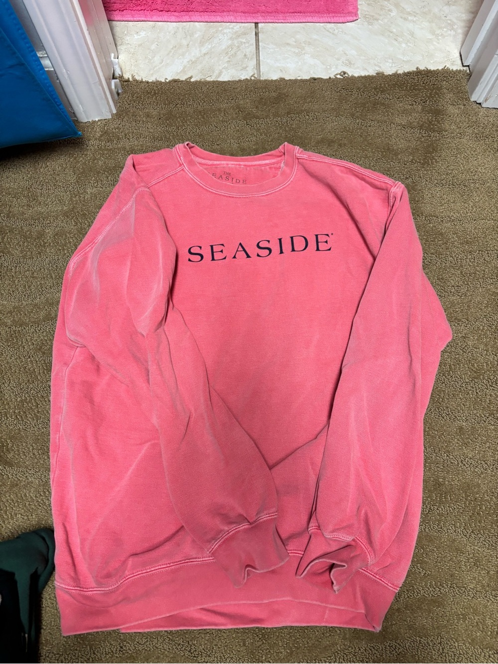 Seaside Women's Pink Crewneck Sweatshirt